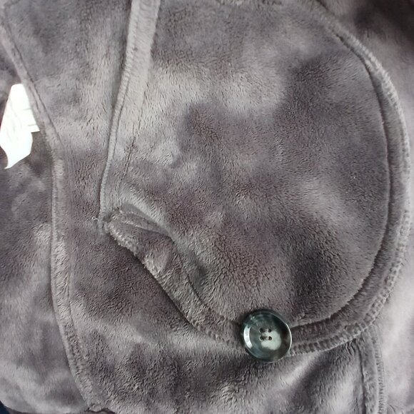 WOMEN'S NAUTICA BRAND COAT, THIGH LENGTH, FAUX FUR LINED HOOD, SIZE LARGE, Y2K - Picture 9 of 12